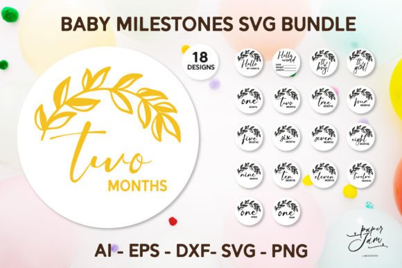 Baby Milestones SVG Bundle Review