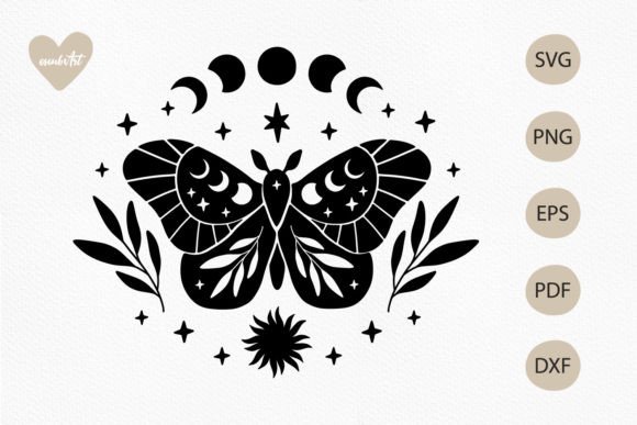 Celestial Butterfly SVG, Moon Moth SVG Review