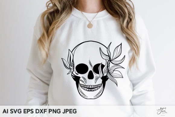 Floral Skull SVG Halloween Svg Graphics and Crafts Review