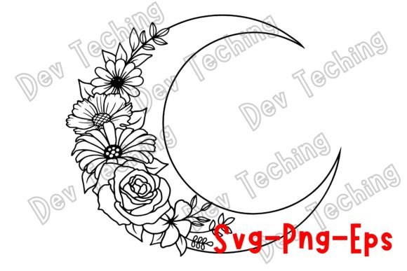 Flowers Moon Svg Embroidery Review