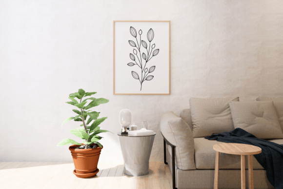 Line Leaves Printable Art, Wall Arts Embroidery Review