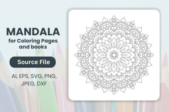 Mandala Coloring Page for Adult: A Designer’s Review of Graphics and Coloring Pages