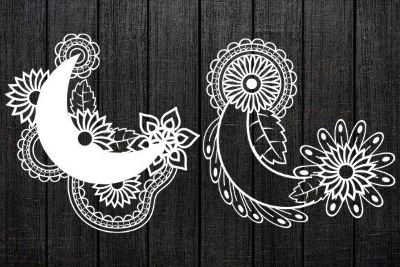 Moon Laser Cut Wall Decor for Modern Design