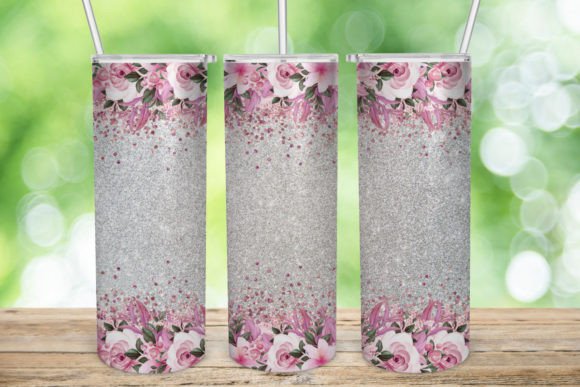 Pink Rose Watercolor Floral Tumbler Wrap Graphics and Crafts Review