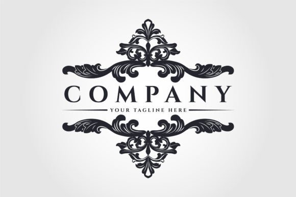Vintage Styled Sign. with Floral Element Graphics and Logos Review